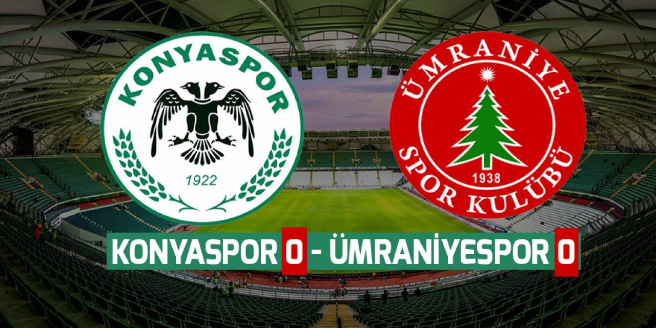 Ümraniye Konyaspor maçı canlı izle